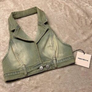 SUPERDOWN Revolve Cindy Halter Top